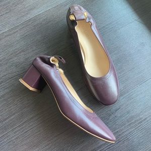 Plum Everlane Day Glove Heel